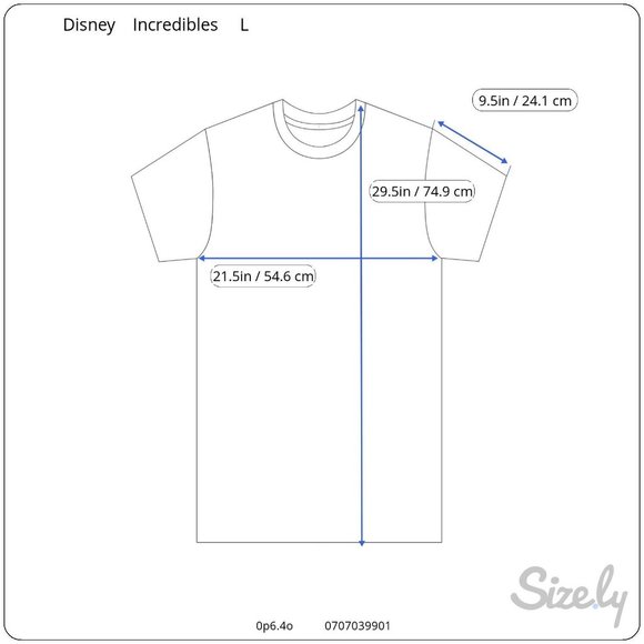 Walt Disney Store China The Incredibles Dad Tee L - Picture 9 of 9